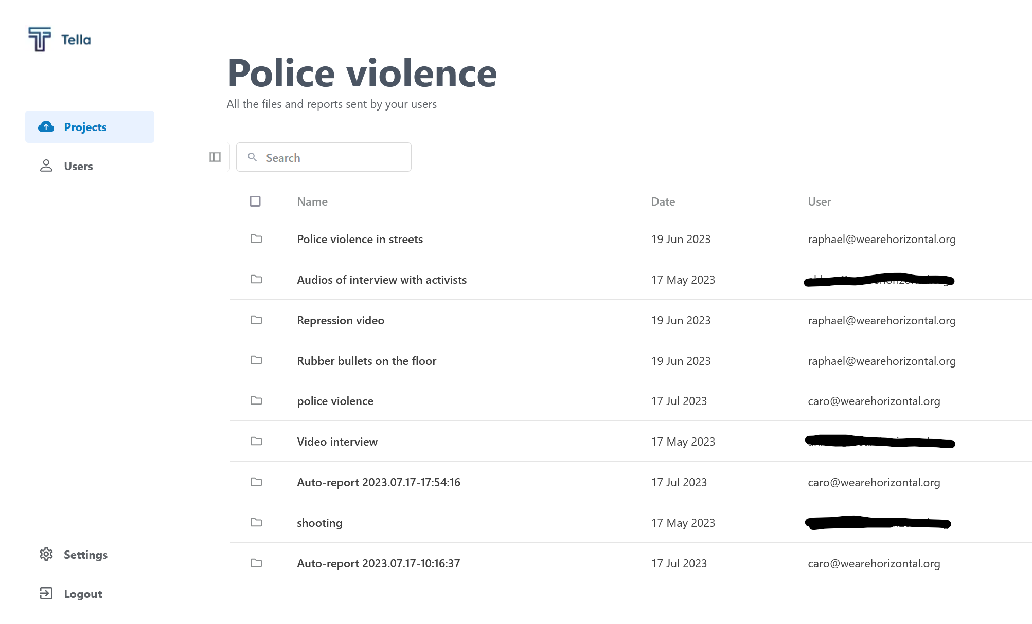 Introducing Tella Web: easy backup for human rights documentation